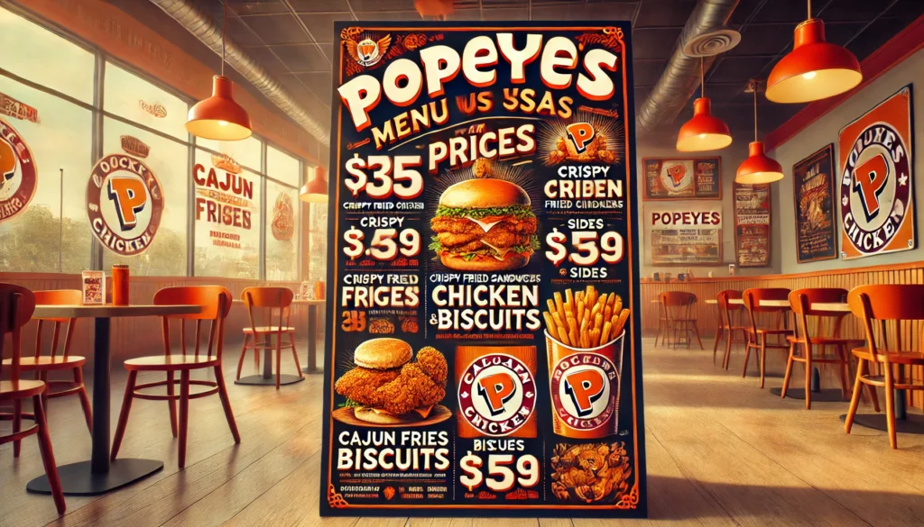 Popeyes Menu