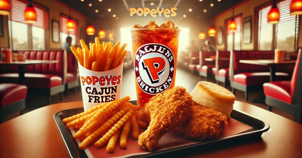 Popeyes menu